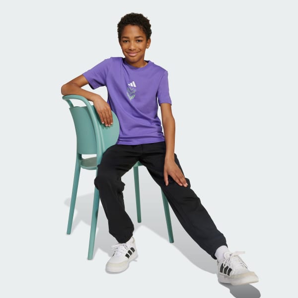 Violeta Camiseta estampada F50 para niños