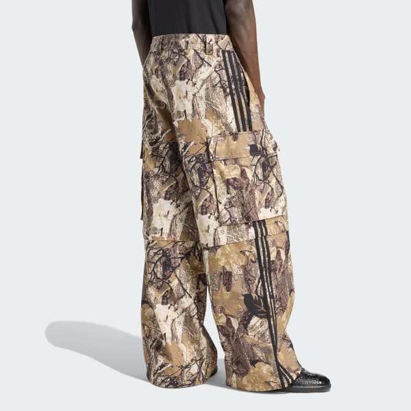 Multicolor adidas Originals Camo Cargo Zip-Off Pant