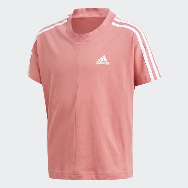 pink and grey adidas shirt
