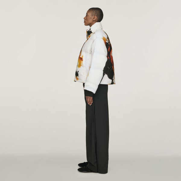 ジャケット・アウター Y ブルゾン アウター フリースボア ワンポイント刺繍 スタンドネック