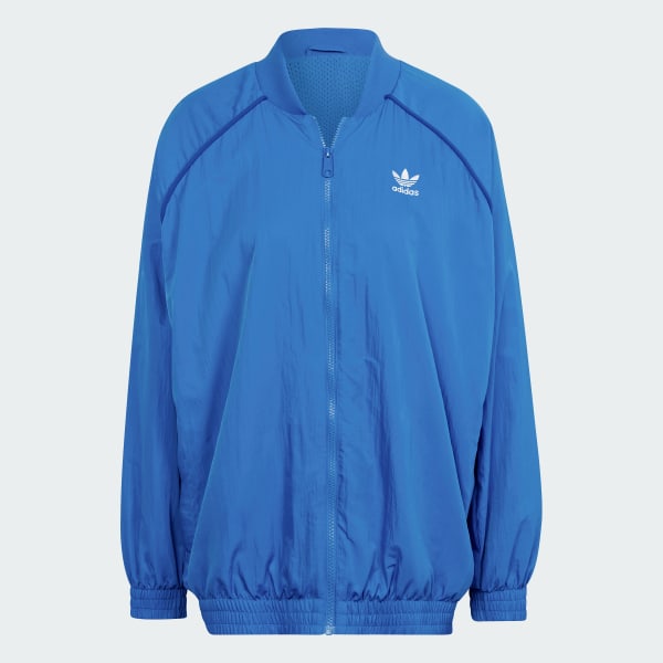 Buy adidas Originals Womens Cropped Windbreaker Legend Blue