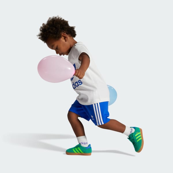 Vert Chaussure lacets élastiques Gazelle Comfort Closure Enfants