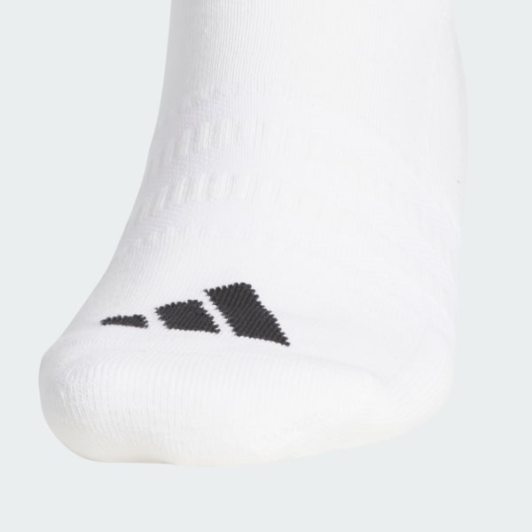 ホワイト 【ゴルフ】ハーフクルー丈 ソリッド ロゴ クッションソックス