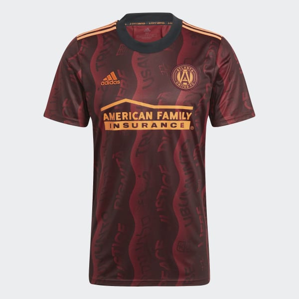 Adidas Atlanta United Fc 21 22 Third Jersey Red Adidas Uk