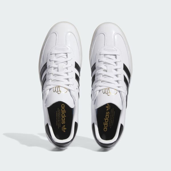 adidas Dill Samba Patent Leather Shoes - White