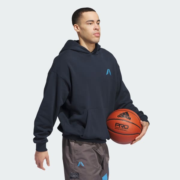 adidas Anthony Edwards 1 Foundation Hoodie Blue adidas Thailand