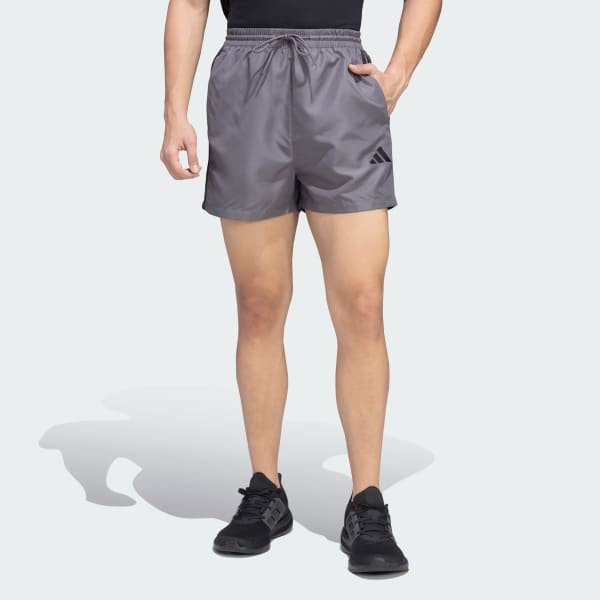 Grey 3 Stripes Chelsea 5 Shorts