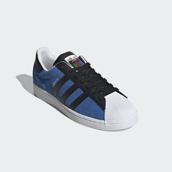 basket adidas superstar bleu