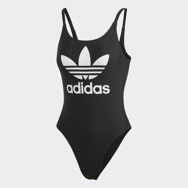 adidas Trefoil Swimsuit - Black | adidas Australia