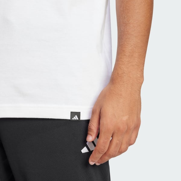 アディダス ラウンジ サンダルグラフィック 半袖ポケットTシャツ