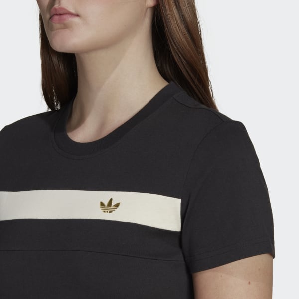 Zwart adidas Ski Chic T-shirt DRI58