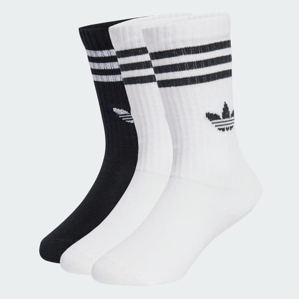 Blanc Chaussettes mi-mollet (3 paires)