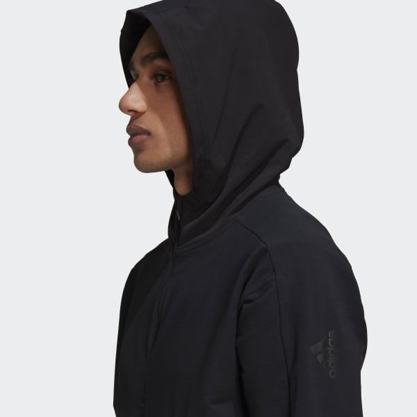 cerná Mikina Workout Cordura Full-Zip BZ306