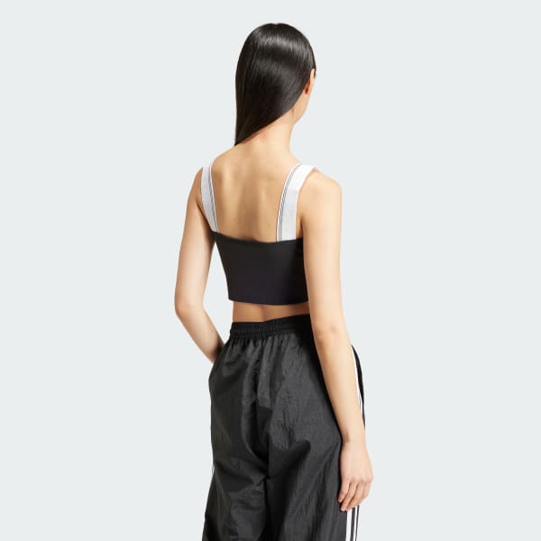 Negro Top Tipo Bra Tape