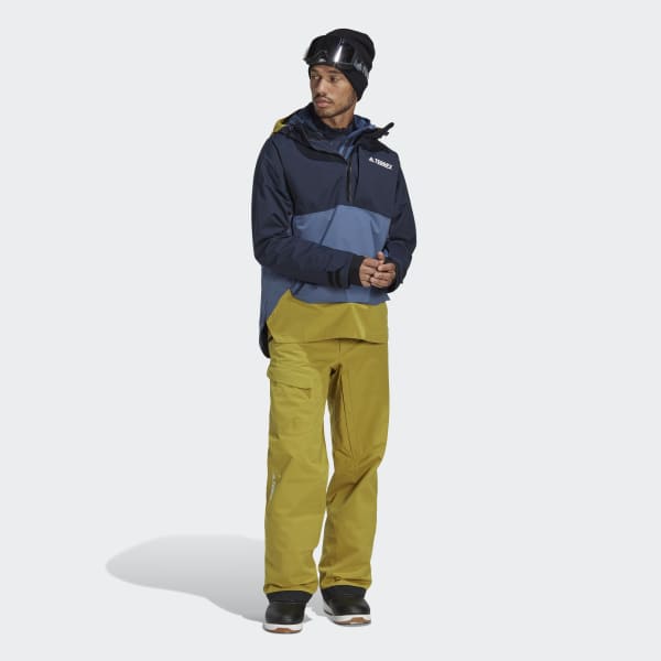 Zielony TERREX RESORT TWO LAYER INSULATED SNOW PANTS K8172