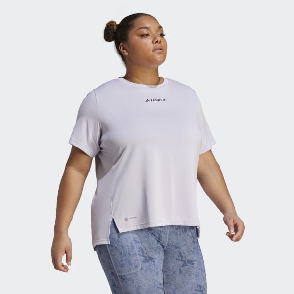 Lila TERREX Multi T-Shirt – Große Größen