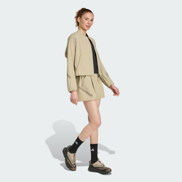 hnedá ŠORTKY ADIDAS Z.N.E. WOVEN SHORT