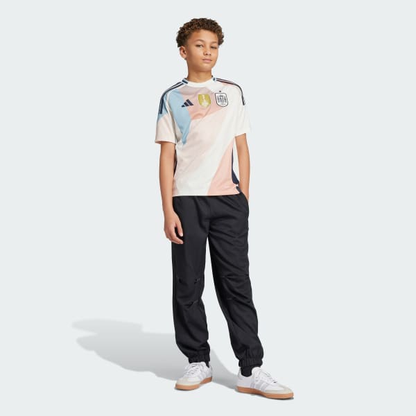 Weiss Spanien 25 Frauenteam Kids Auswärtstrikot