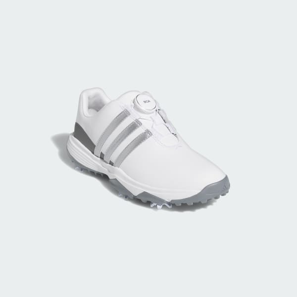 White Tour360 24 BOA Golf Shoes Kids