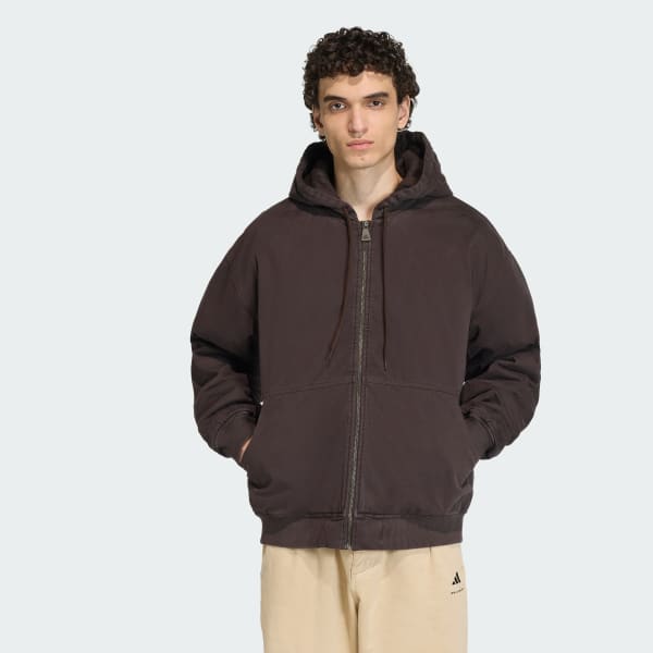 Brown 아디다스 이큅먼트 드릴 패디드 후디