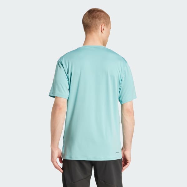 Turquoise Train Essentials Stretch Training T-Shirt