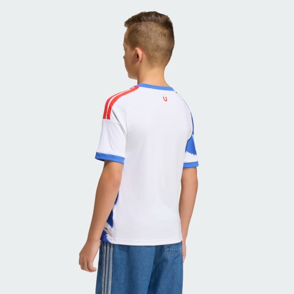 Blanco Camiseta Visitante Universidad de Chile 26 para Niños