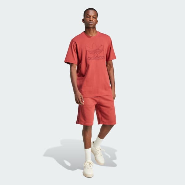 Rojo Polo Adicolor Outline Trefoil