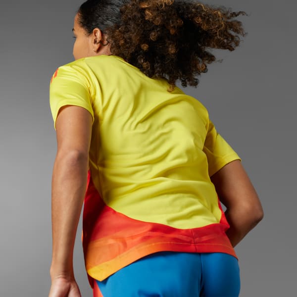 Amarillo Camiseta Local Mujer Selección Colombia 24 Versión Jugador