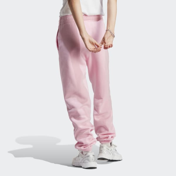 Roze Essentials Fleece Joggingbroek