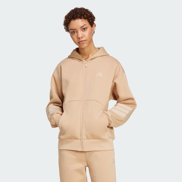 Braun Future Icons 3-Streifen Kapuzenjacke