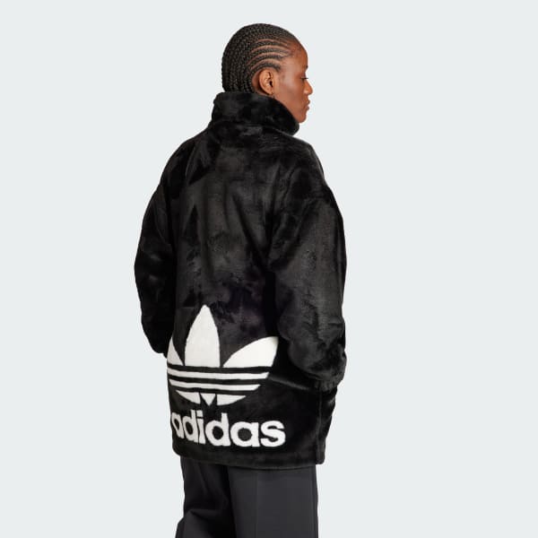Fluffy hotsell adidas jacket