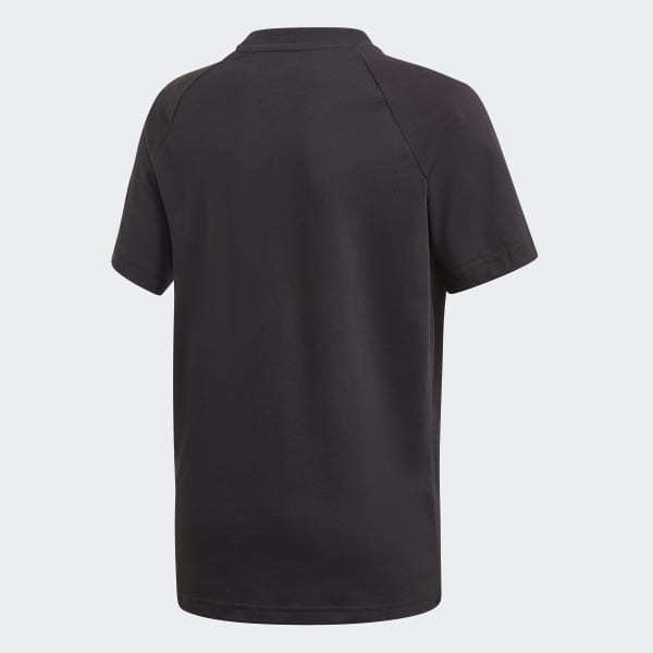 Negro Camiseta Adicolor Estampada