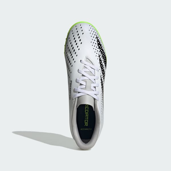 Blanco Calzado de Fútbol Predator Accuracy.4 Pasto Sintético