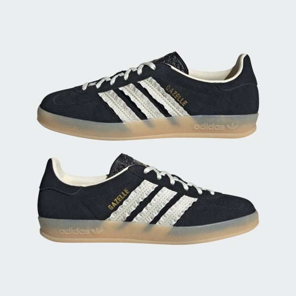 adidas Gazelle Indoor Shoes - Black | Free Shipping with
