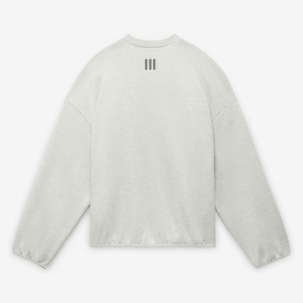 Grey FEAR OF GOD ATHLETICS COTTON FLEECE CREWNECK