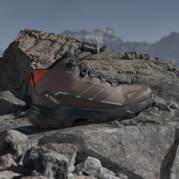 Brown Terrex Skychaser AX5 Mid GORE-TEX Hiking Shoes