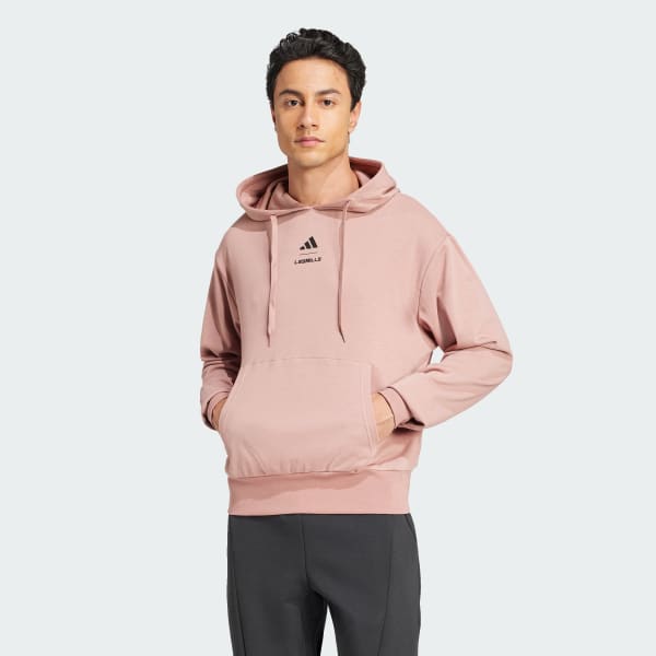 ピンク Les Mills グラフィックパーカー