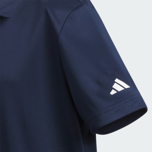 Blue Performance Short Sleeve Polo Shirt Kids