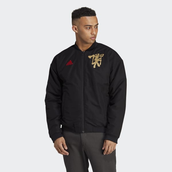 adidas Manchester United Prematch Jacket 2022/2023 - Black