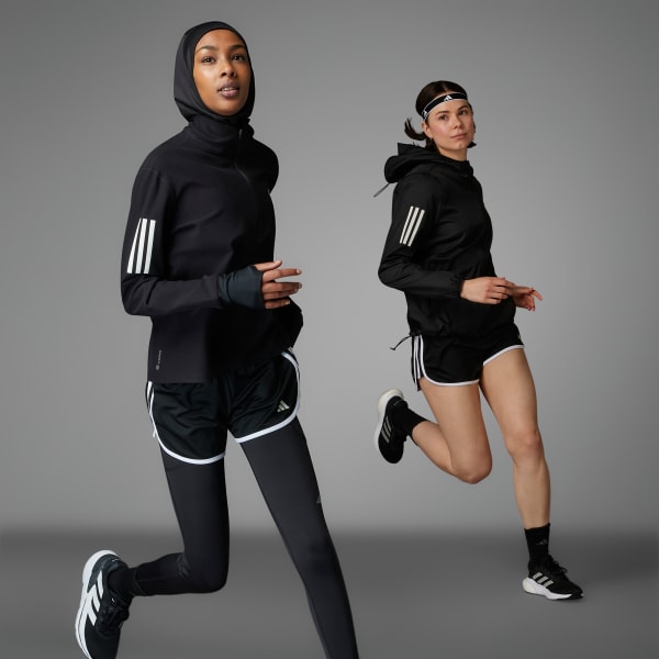 Black US Own Women\'s | adidas Running Sweatshirt Run the Zip 1/2 | adidas Running -