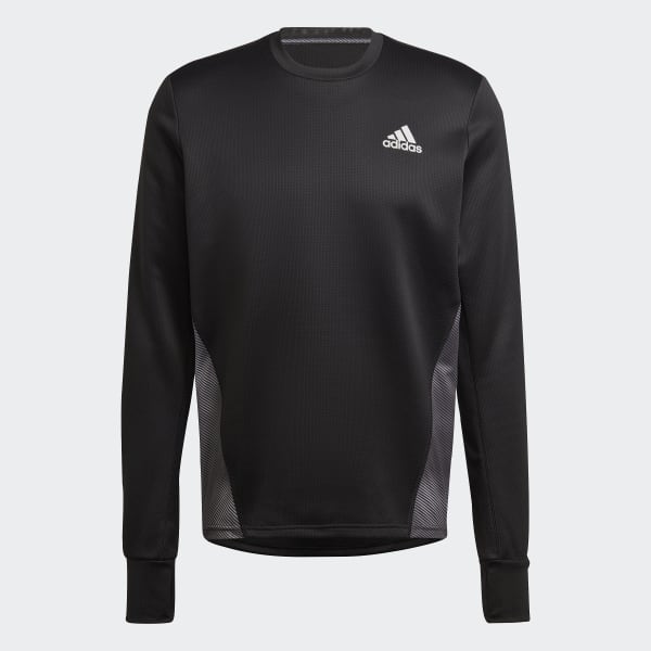 zwart Own the Run Colorblock Sweatshirt BZ617