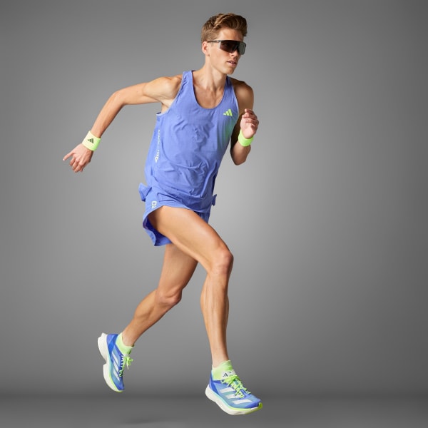 สีน้ำเงิน เสื้อกล้ามสำหรับวิ่ง Adizero