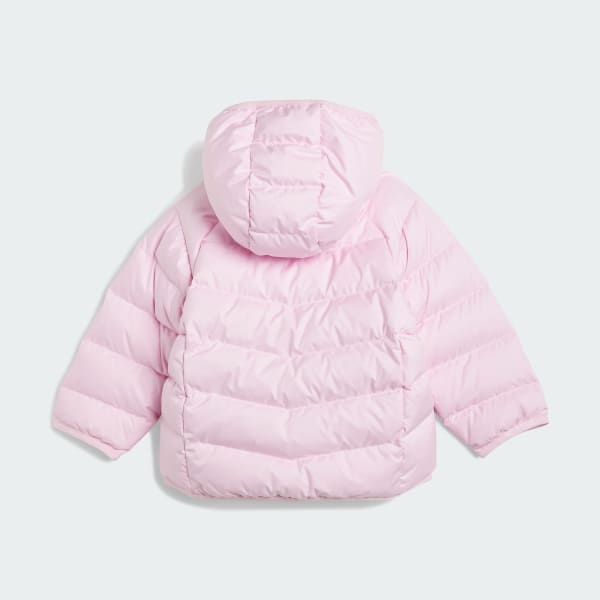 Rosa Chaqueta de plumón Adicolor (Bebé)