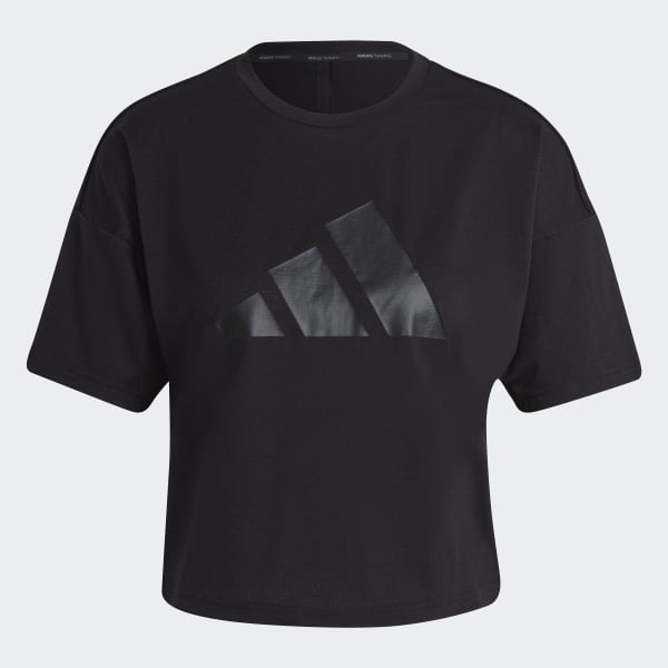 สีดำ เสื้อยืด Train Icons 3-Bar Logo