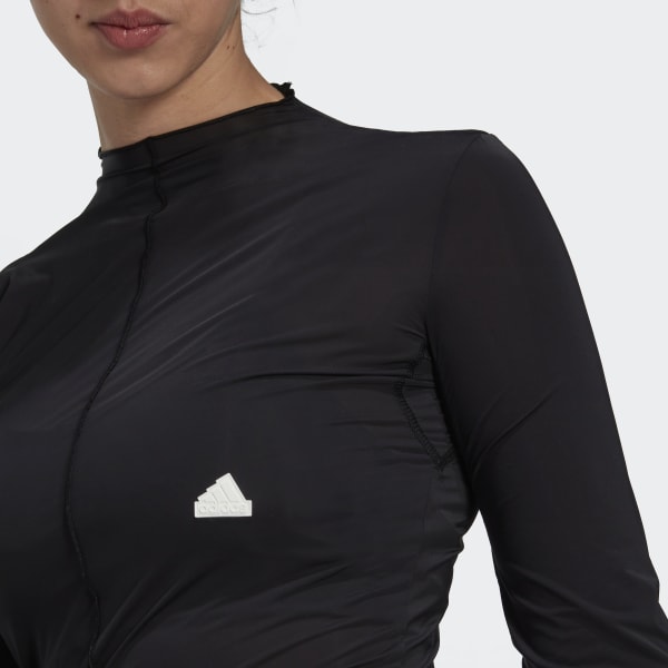 Negro Polo Manga Larga RP204
