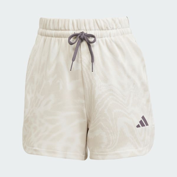 Multicolor Shorts Estampado Essentials Tres Franjas