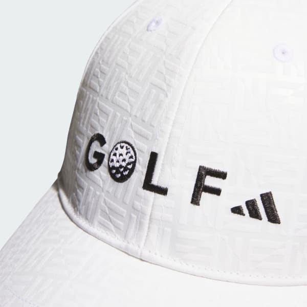 White Graphic Cap