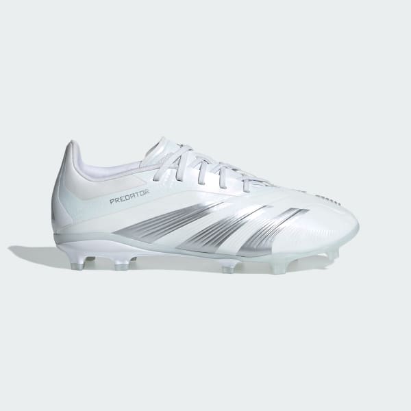 adidas Predator 24 Elite Firm Ground Cleats - White | Kids' Soccer ...