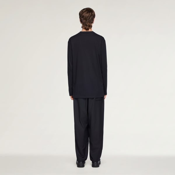 Sort Y-3 GFX LONG SLEEVE T-SHIRT