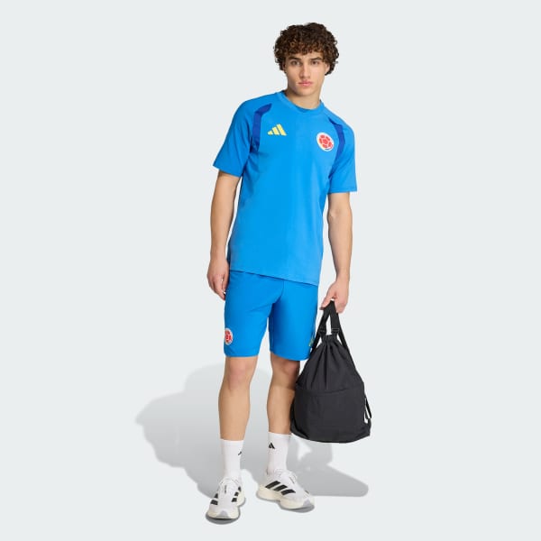 Azul Shorts Tiro Travel de Colombia